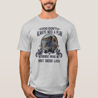 Camiseta Retirement Biker Dad Custom Picture