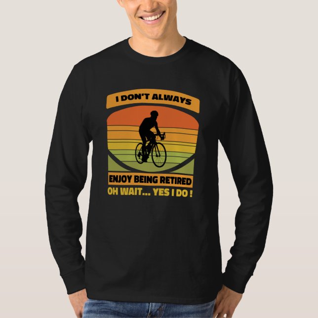 Camiseta Retirement Plan Bicycle Cool Bike Riding Retired M (Anverso)