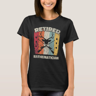 Camiseta Retirement Retired Mathematician