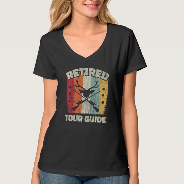 Camiseta Retirement Retired Tour Guide (Anverso)