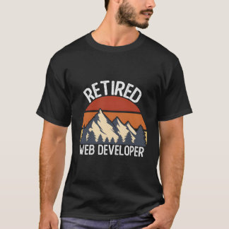 Camiseta Retires Para El Desarrollador Web Retirado 2023