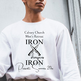 Camiseta Retiro Cristiano para Hombres Cuchillo de Hierro A
