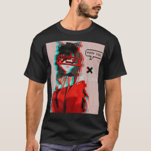 Camiseta Retiro de animo de futurismo japonés por vaporolas