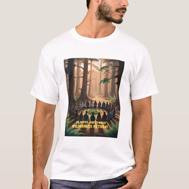Camiseta Retiro de Cilantro Anonymous Wilderness - (Anverso)