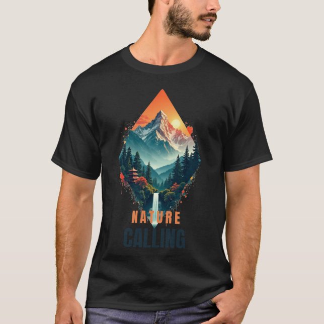 Camiseta Retiro de montaña: La serenidad y el esplendor de  (Anverso)