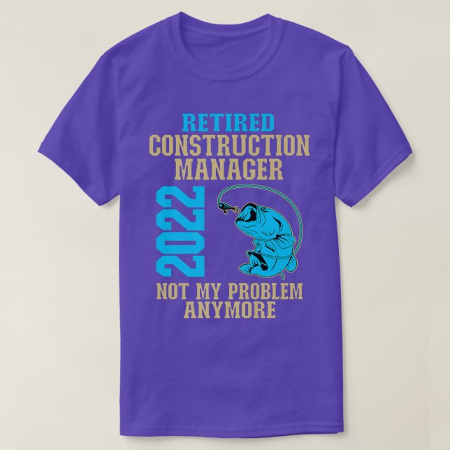 Camiseta Retiro del Administrador de Construcción 2022 del  (Diseño del anverso)