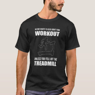 Camiseta Retiro del entrenador de entrenamiento de Treadmil