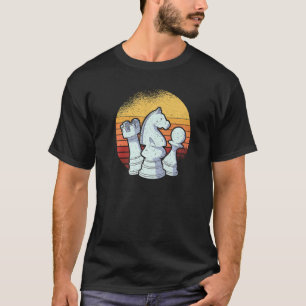 Camiseta Retiro del jugador de ajedrez del jugador de contr