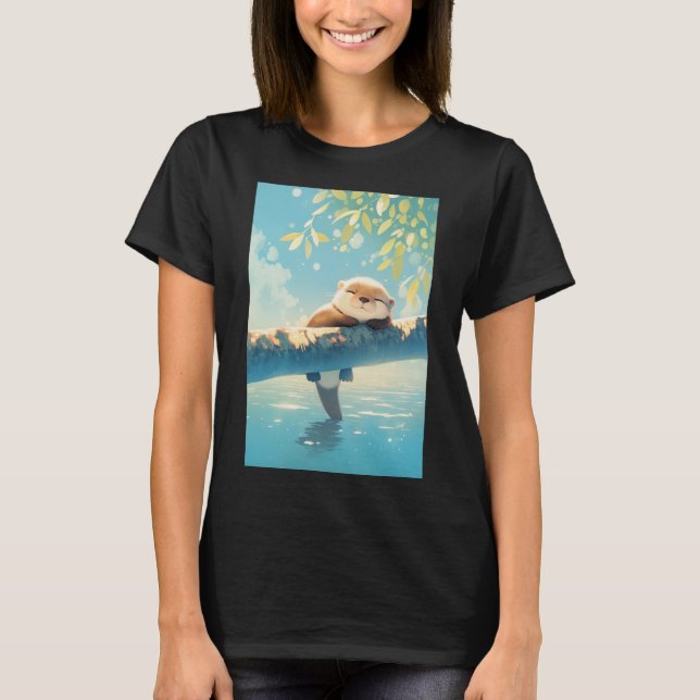Camiseta Retiro del río Otter (Anverso)