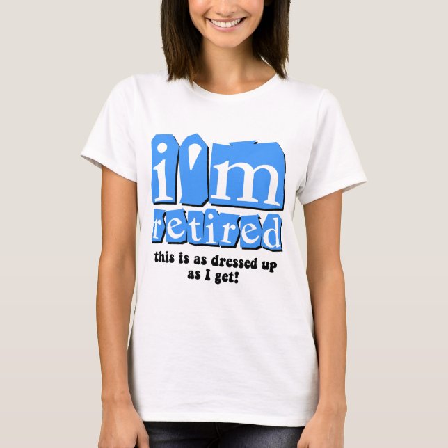 Camiseta Retiro divertido (Anverso)