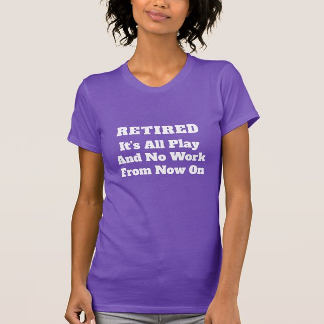 Camiseta Retiro divertido (Anverso)