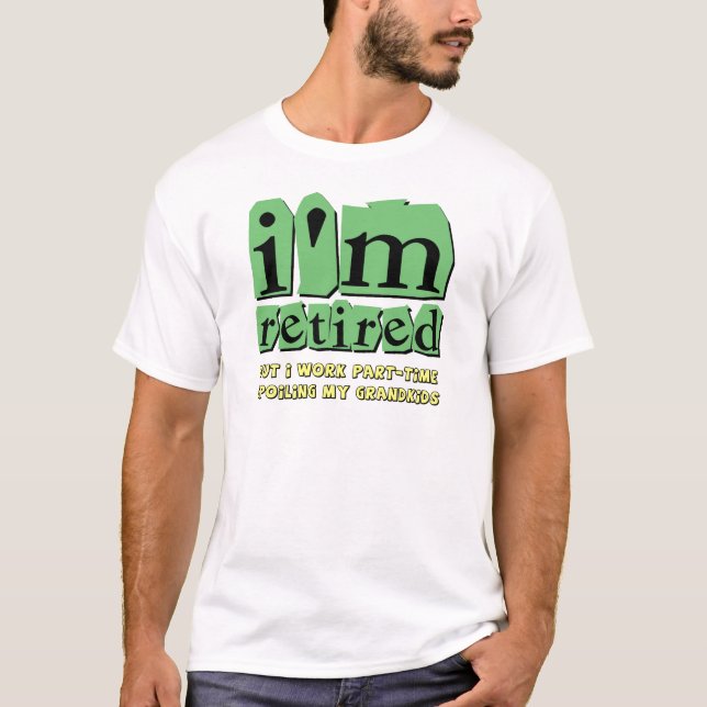 Camiseta retiro divertido (Anverso)