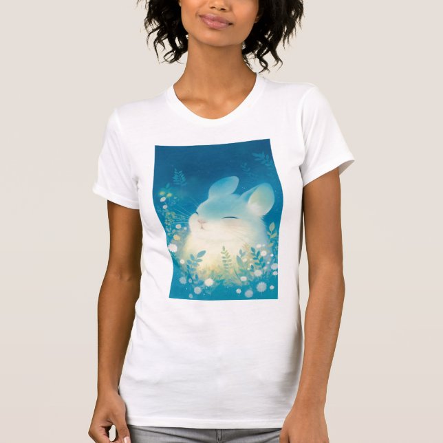 Camiseta Retiro floral Chinchilla Serene (Anverso)