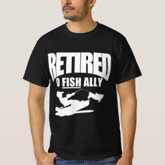 Camiseta retiro gracioso de un pescador