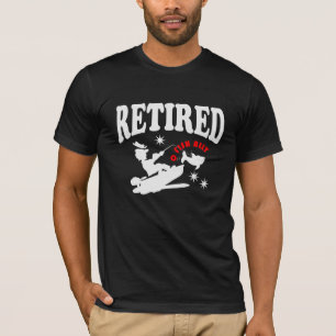 Camiseta retiro gracioso de un pescador