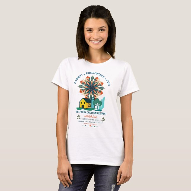 Camiseta Retiro Quiltworx Oct 2026 (Anverso completo)