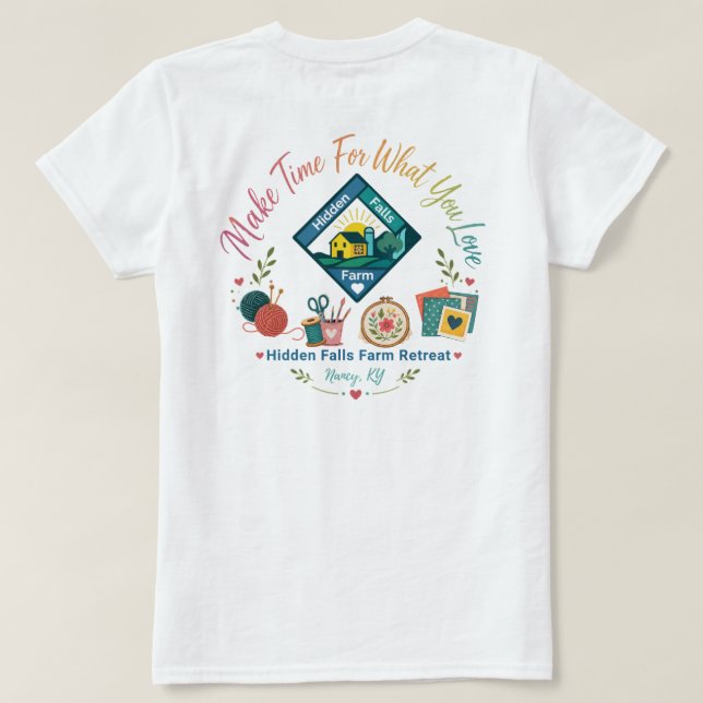 Camiseta Retiro Quiltworx Oct 2026 (Reverso del diseño)