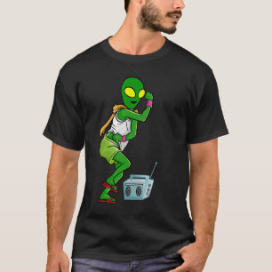 Camiseta Reto de baile de aliens bailando Halloween Vintage