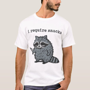 Camiseta Reto Raccoon Snacks