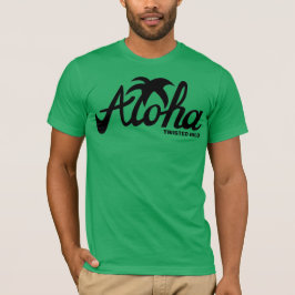 camiseta retorcida de hilo aloha