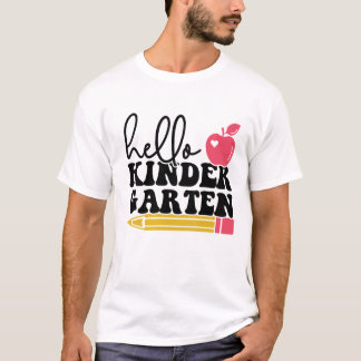 Camiseta Retorno a la escuela Hola guardería