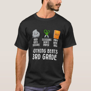 Camiseta Retorno a la escuela Nada supera el tercer grado