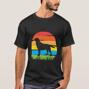 Camiseta Retorno de recuperador de Labrador retro de cosech