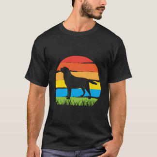 Camiseta Retorno de recuperador de Labrador retro de cosech
