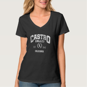 Camiseta Retorno de Vintage de Castro Valley CA California