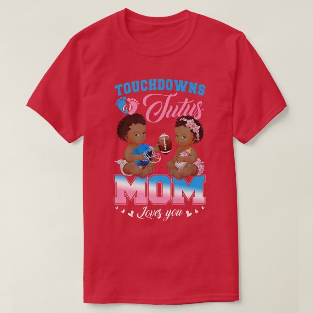 Camiseta Retornos o tutus que mamá ama, revelación de géner (Diseño del anverso)