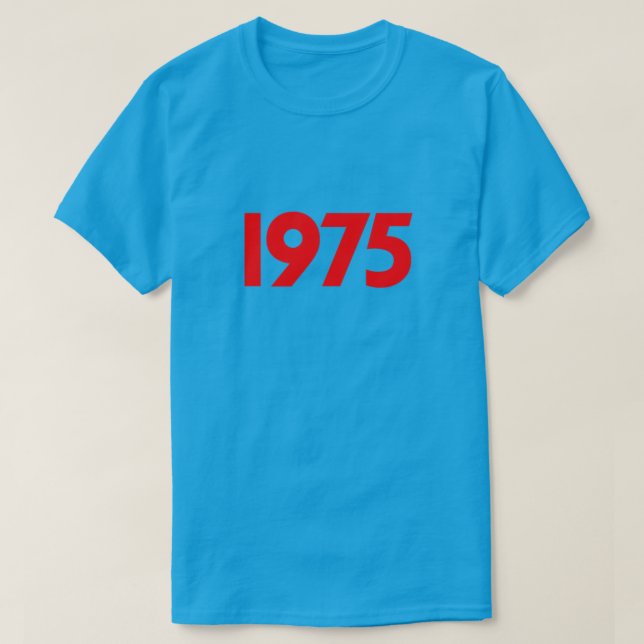 Camiseta retra 1975 (Diseño del anverso)