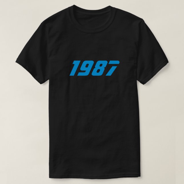 Camiseta retra 1987 (Diseño del anverso)