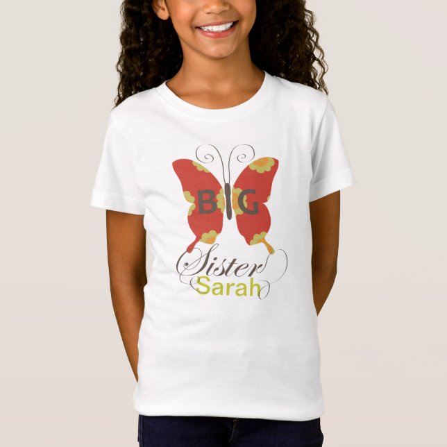 Camiseta retra C2 de las mariposas (Anverso)