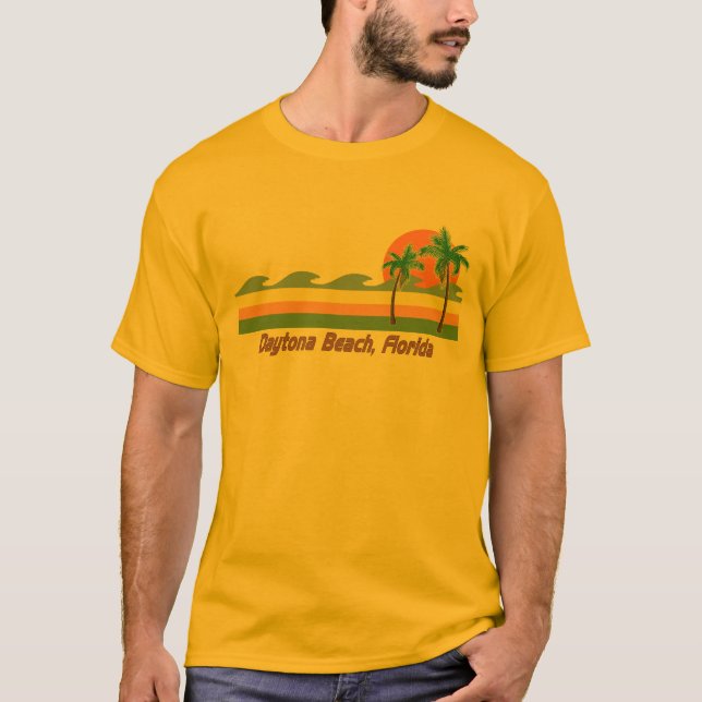 Camiseta RETRA de Daytona Beach la Florida (Anverso)