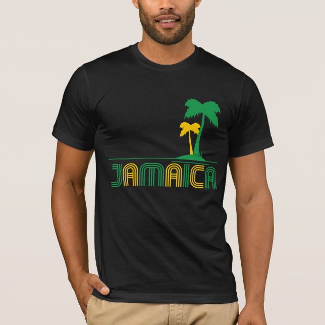 Camiseta retra de Jamaica (Anverso)