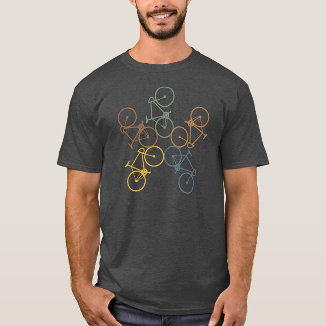 Camiseta retra de la bici (Anverso)