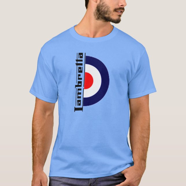 Camiseta retra de la MOD Lambretta (Anverso)