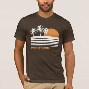 Camiseta retra de la Paso-uno-Parrilla