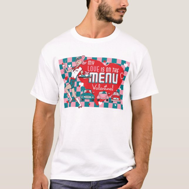 Camiseta retra de la tarjeta del día de San (Anverso)