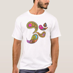 Camiseta retra de la yoga de Paisley OM