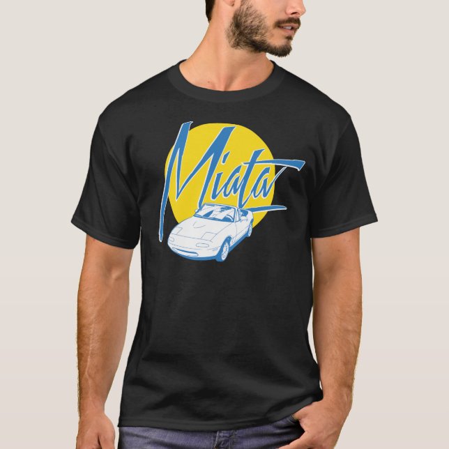 Camiseta retra de Miata (Anverso)