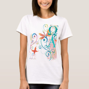 Camiseta retra de moda después de su