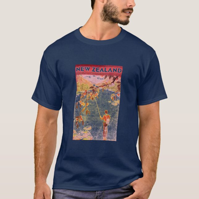 Camiseta retra de Nueva Zelanda (Anverso)