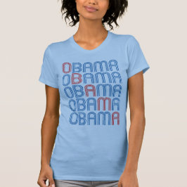Camiseta retra de OBAMA (estilos para los hombres,