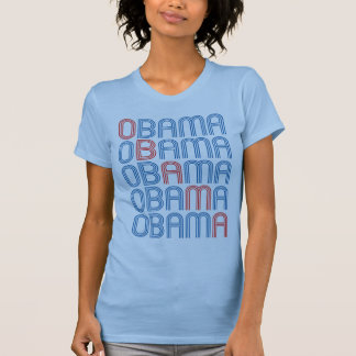 Camiseta retra de OBAMA (estilos para los hombres,