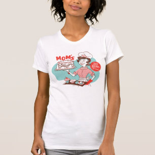 Camiseta retra del día de madre de la panadería de