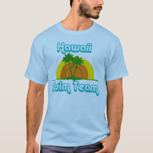 Camiseta retra del equipo de natación de Hawaii,