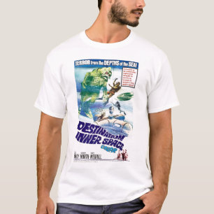 Camiseta retra del espacio interno del destino