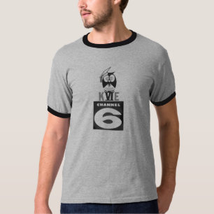 Camiseta retra del logotipo de KVIE