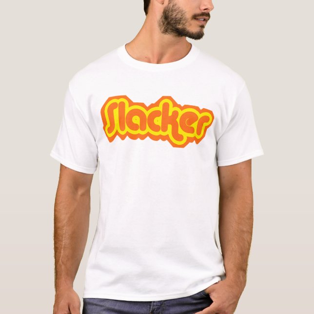 Camiseta retra del Slacker (Anverso)